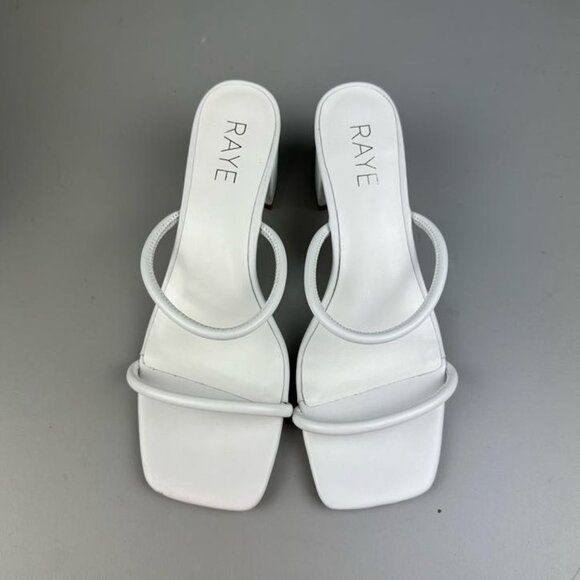 Raye Tabby Heel In White - Picture 2 of 8